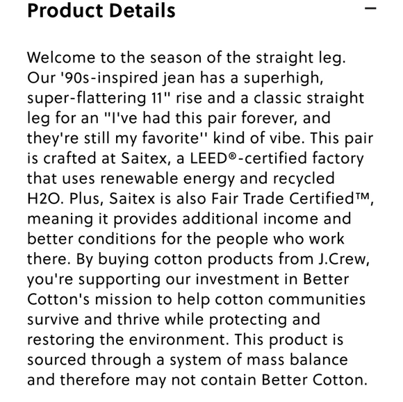 NEW J. Crew High Rise 90s Classic Straight Leg BF691 Brand Name Popular Preppy - Picture 5 of 6